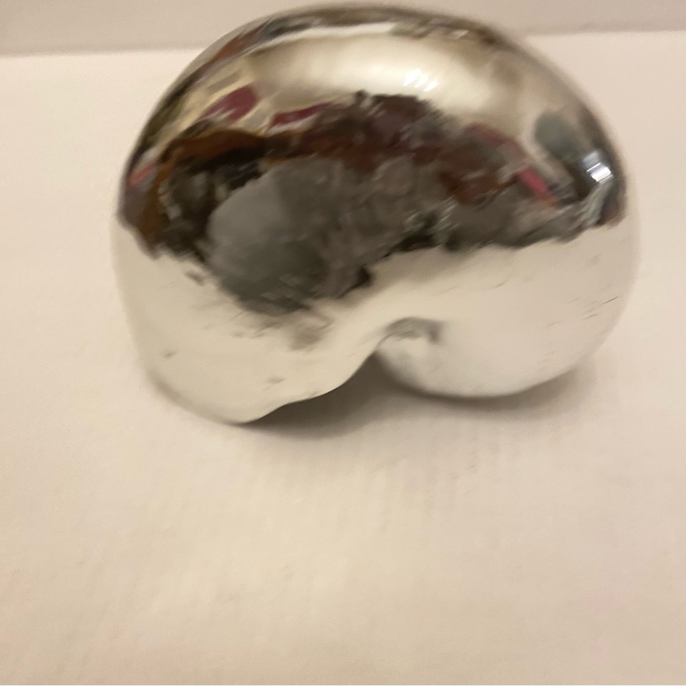 Nate Berkus Nautilus Silver Tone Shell Objet d'Art Figure Home Decor Figurine. - Picture 2 of 7